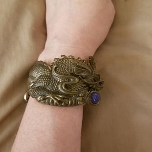Lucky Brand dragon cuff bracelet